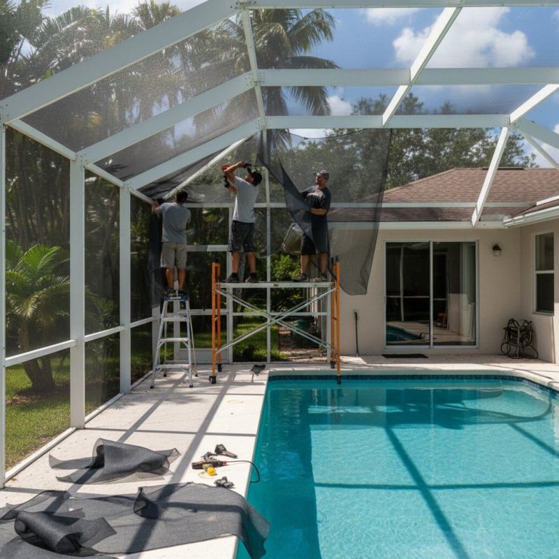 Pool Enclosure Repair Service