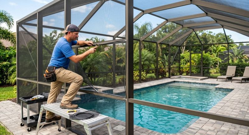 Pool Enclosure Repair
